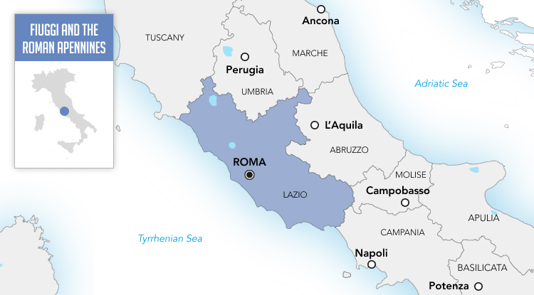 Fiuggi and the Roman Apennines